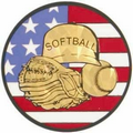 Flag Hologram Mylar Insert - 2" Softball